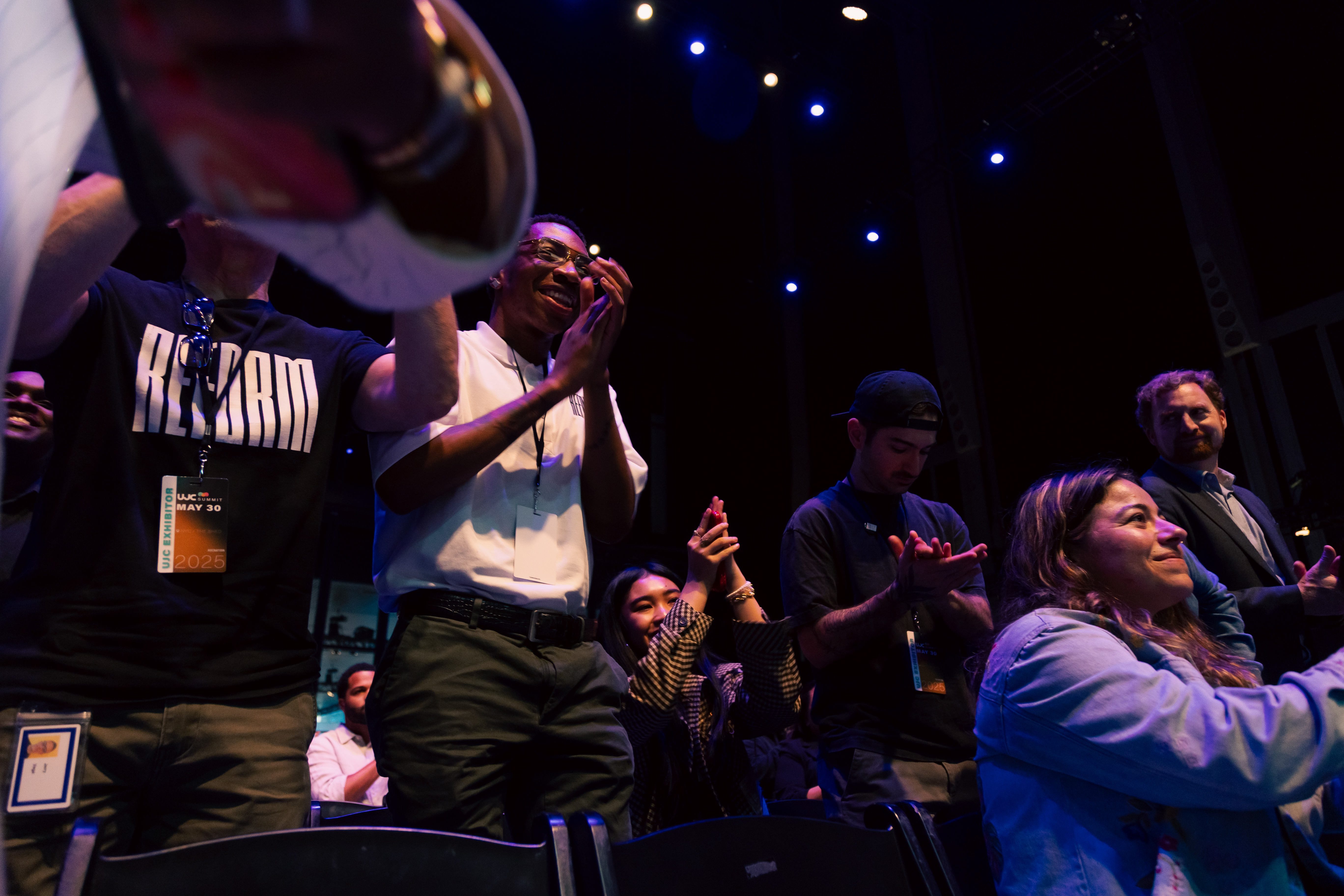 REFORM's Rondo Bonilla in the audience at UJC 2025