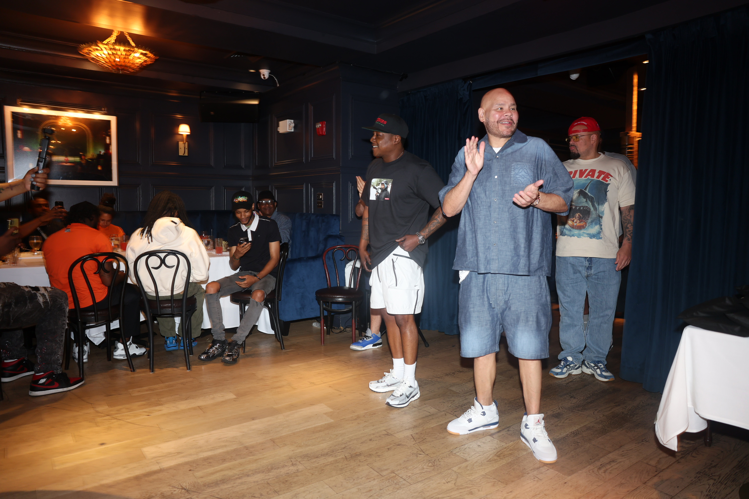 Fat Joe and Jadakiss celebrate with fathers