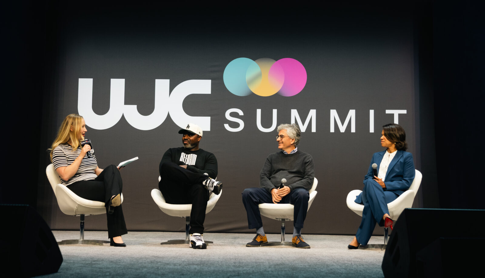 UJC Summit 2025 Rethinking Probation and Parole panel featuring Jessica Jackson, Jay Jordan, Vincent Schiraldi, and Kemba Smith Pradia