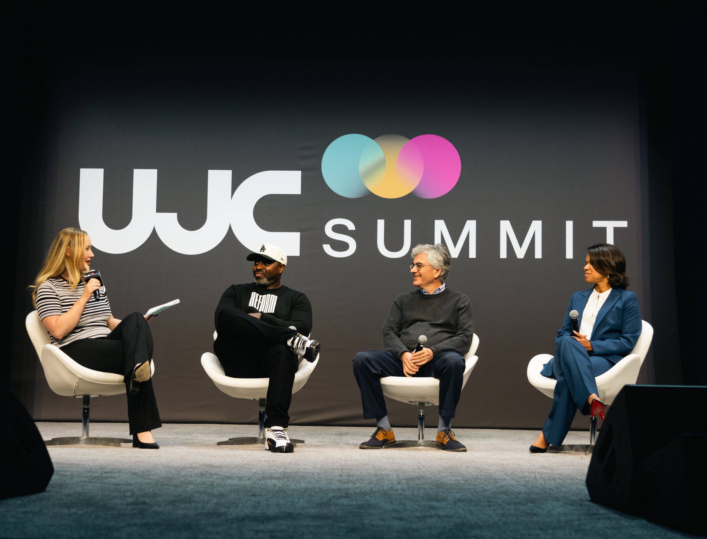 UJC Summit 2025 Rethinking Probation and Parole panel featuring Jessica Jackson, Jay Jordan, Vincent Schiraldi, and Kemba Smith Pradia